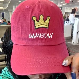 Game day adjustable women's hats
